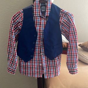 Little boys Nautica button up